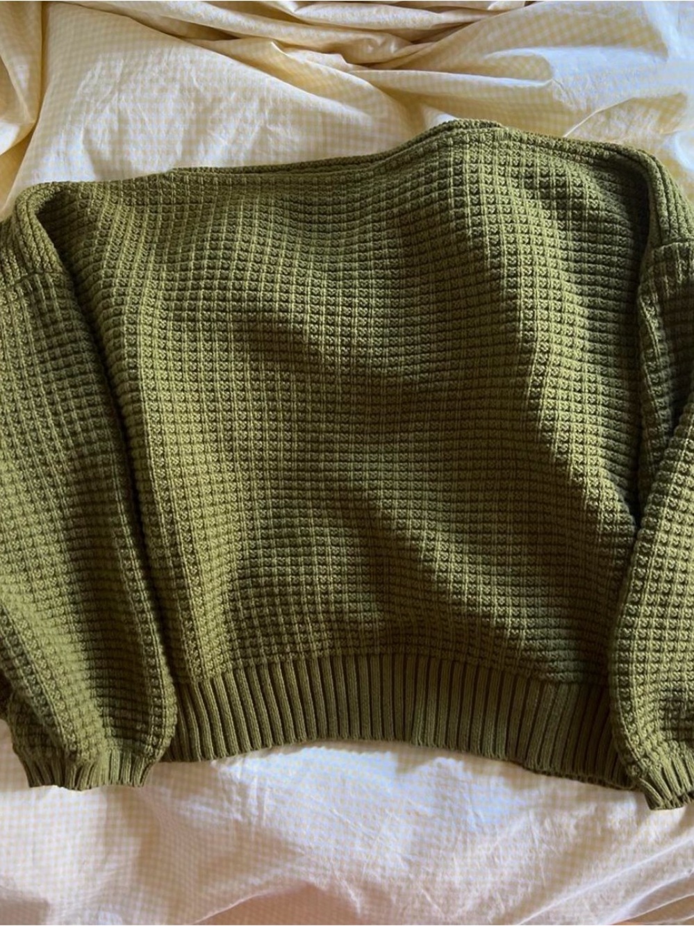 Curator SF clove sweater, green, s/m